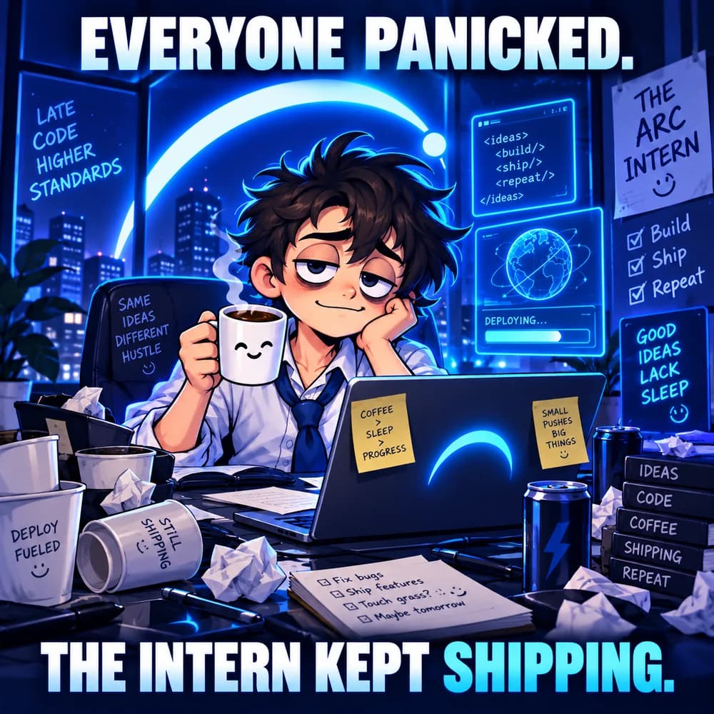 Everyone panicked, the intern kept shipping