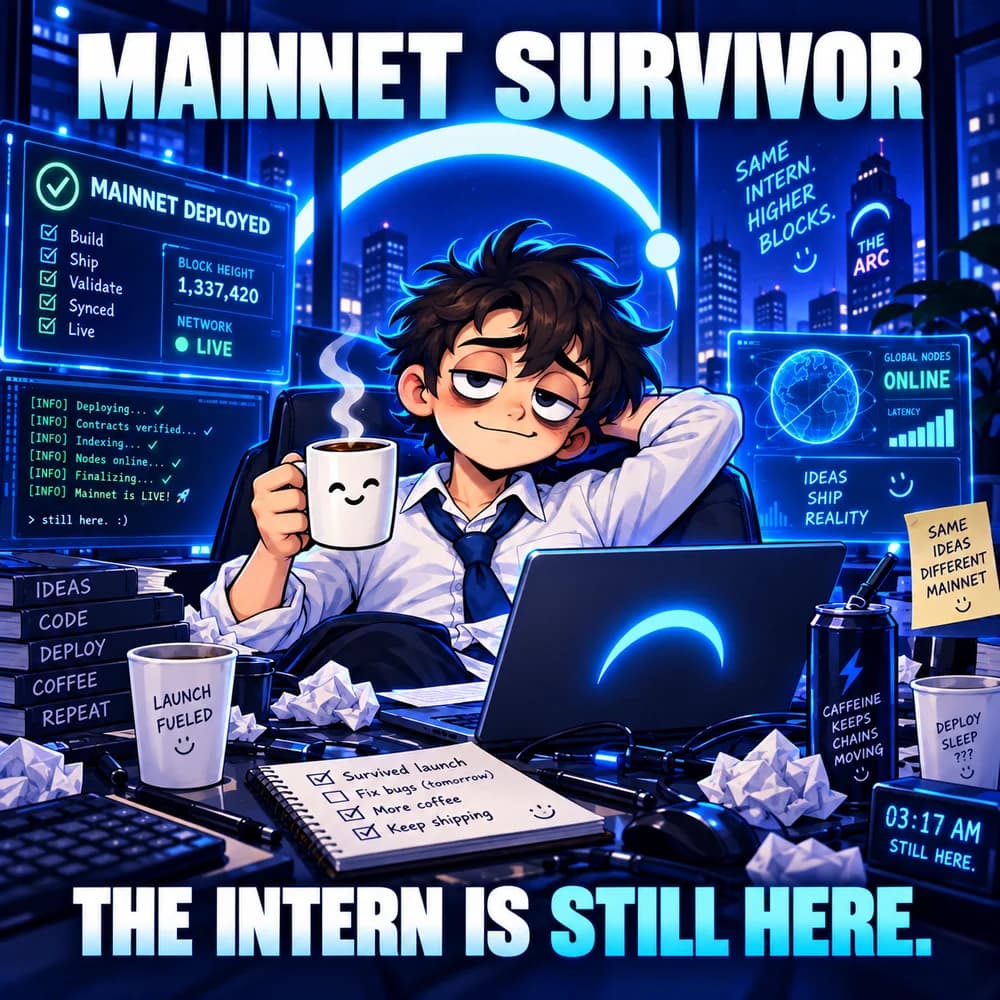Mainnet survivor, the intern is still here